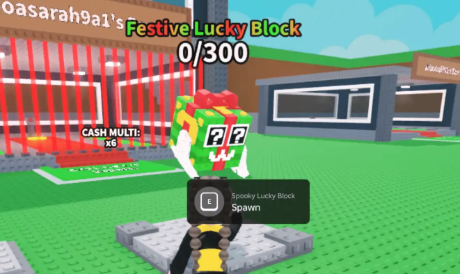 steal a brainrot Festive Lucky Block